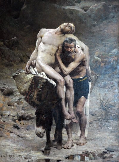 The Good Samaritan by Aimé Nicolas Morot